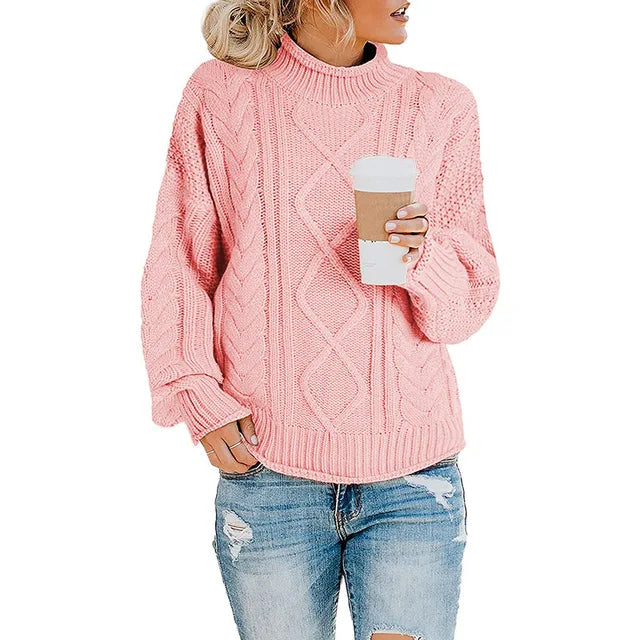 Women's Elegant Turtleneck Sweater