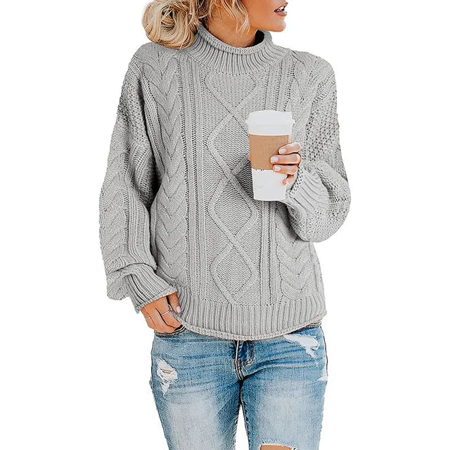 Women's Elegant Turtleneck Sweater