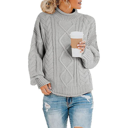 Women's Elegant Turtleneck Sweater