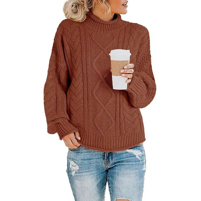 Women's Elegant Turtleneck Sweater
