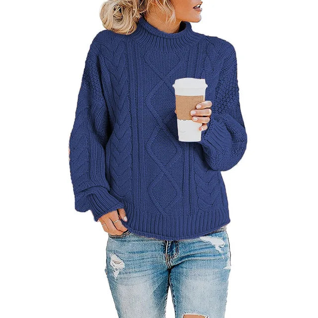 Women's Elegant Turtleneck Sweater