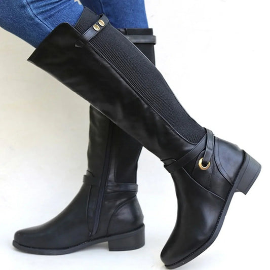 Women's Knee-High Orthopaedic Leather Boots