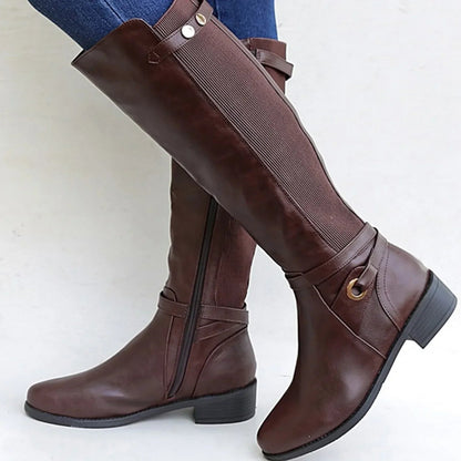 Women's Knee-High Orthopaedic Leather Boots