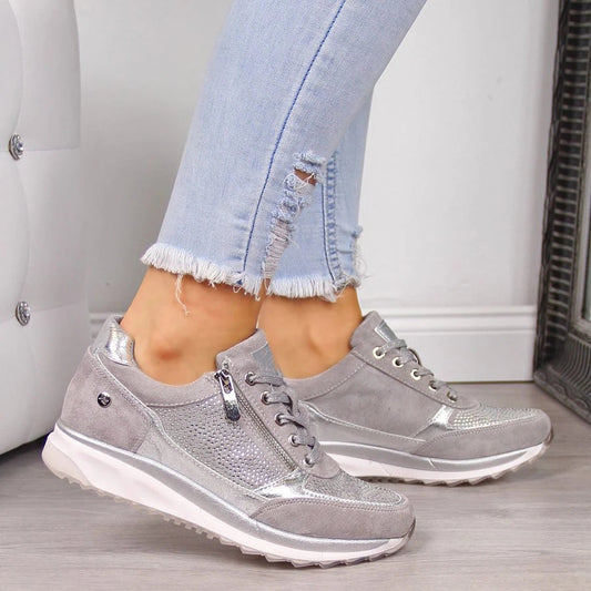 Women's Orthopaedic Zip Sneakers