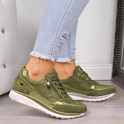 Women's Orthopaedic Zip Sneakers