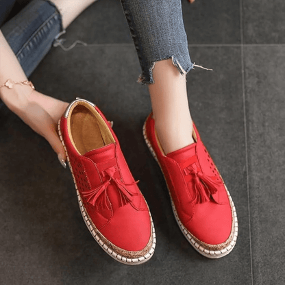Women's Perforated Slip On Sneakers
