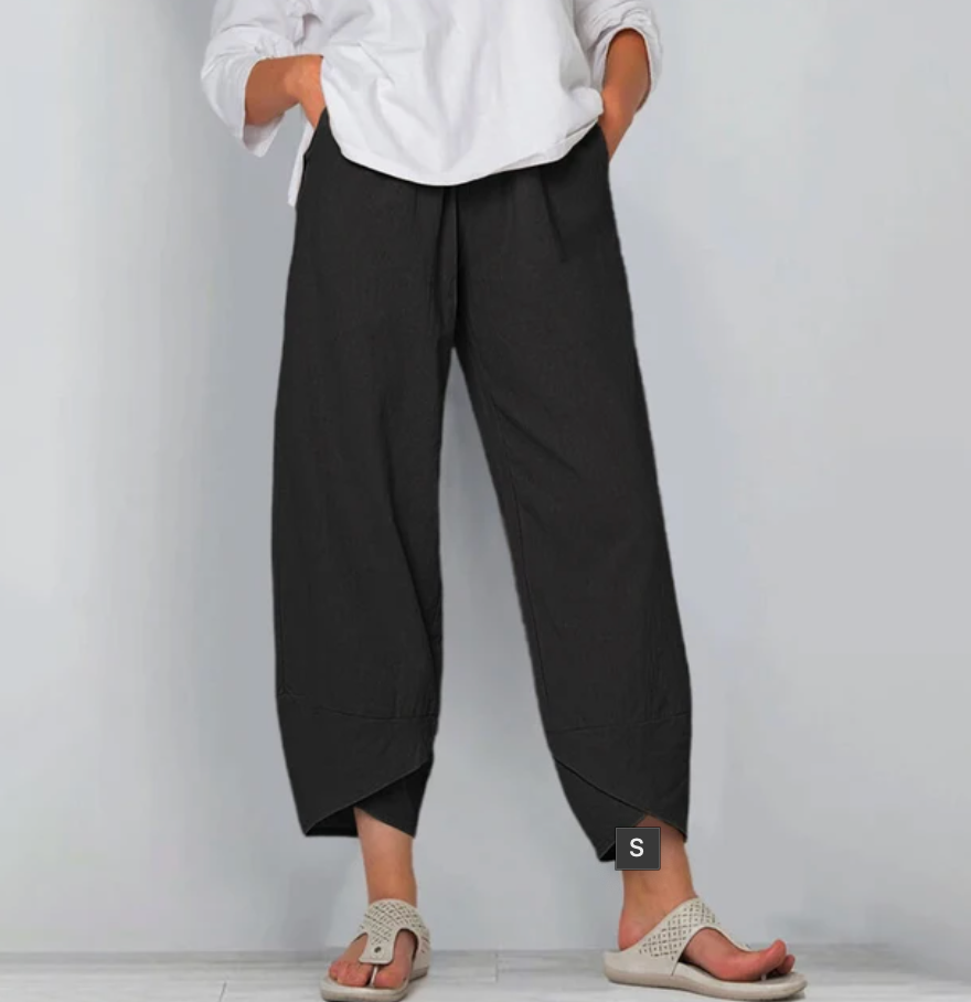 Women's Relaxed Linen Blend Pants for Summer