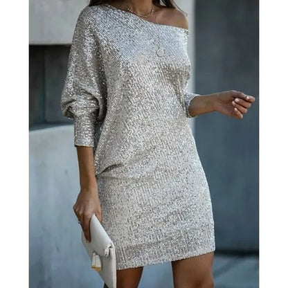 Women's Sequin Party Dress with Radiant Glamour