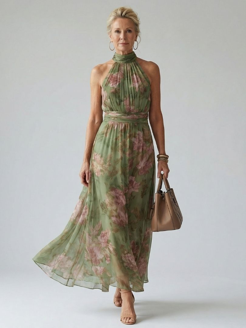 Women's Sleeveless Summer Maxi Dress