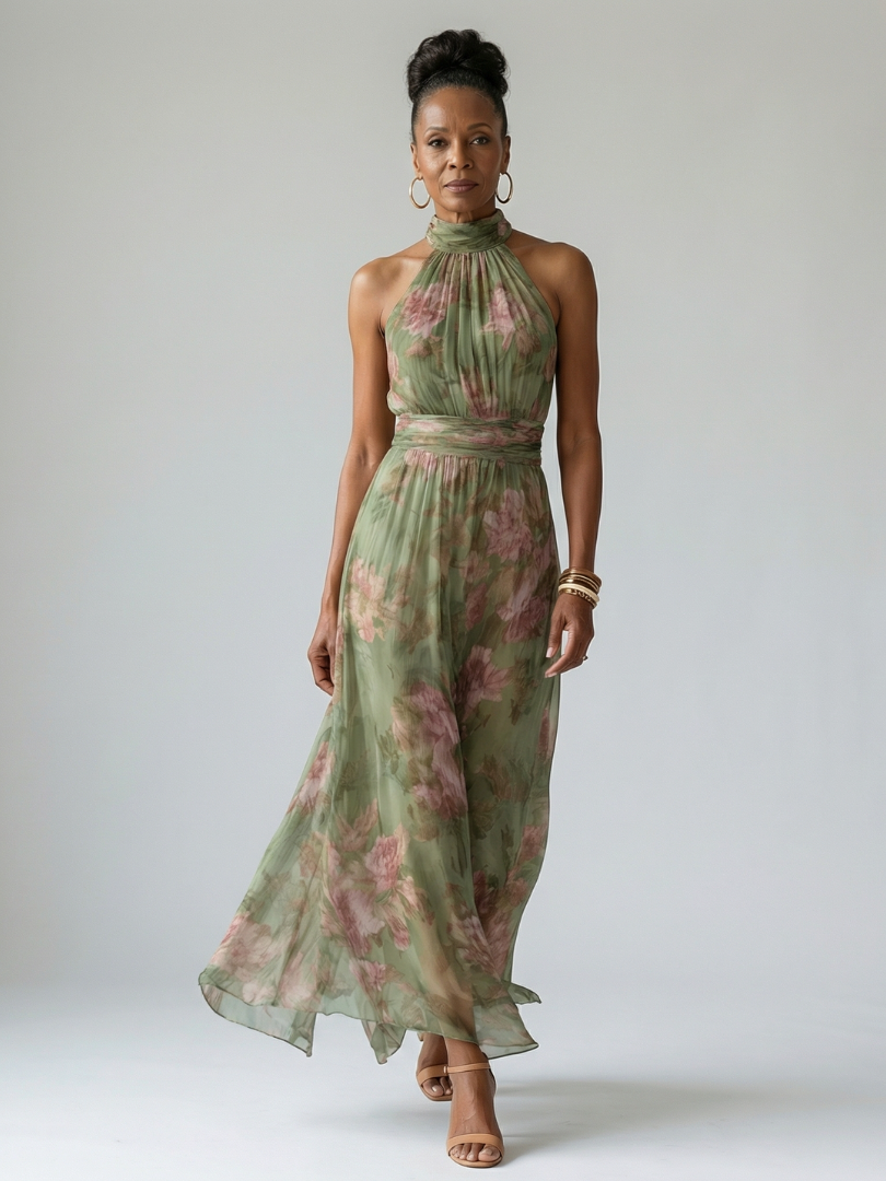 Women's Sleeveless Summer Maxi Dress