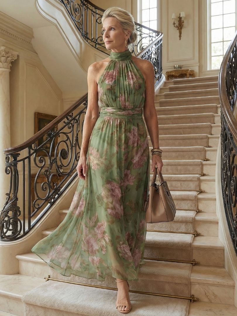Women's Sleeveless Summer Maxi Dress