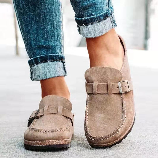 Women's Slip-On Buckle Loafers