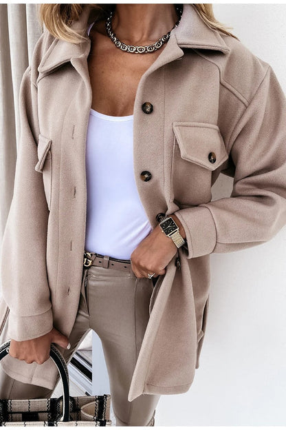Women's Thicken Wool Blend Jacket
